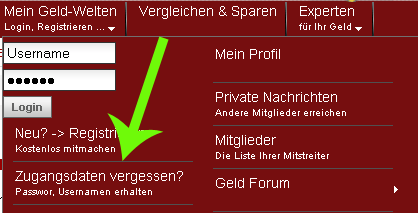 Die Erinnerungsfunktion