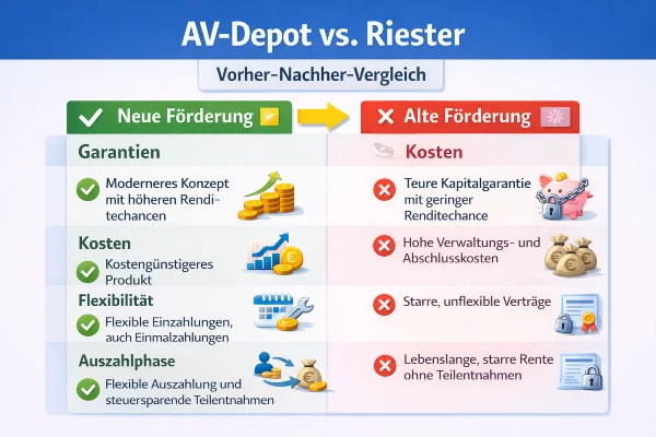 av depot vergleich riester 600