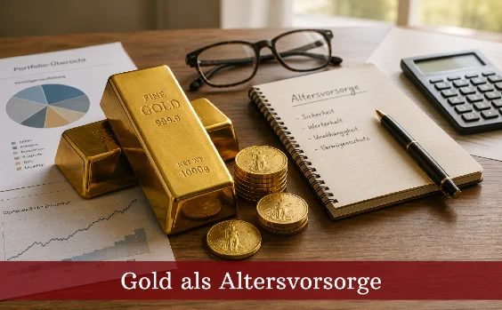 Gold als Altersvorsorge - Symbolbild