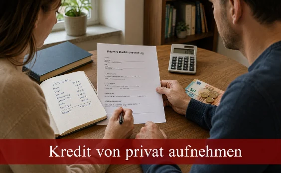Kredit von Privat - Symbolbild