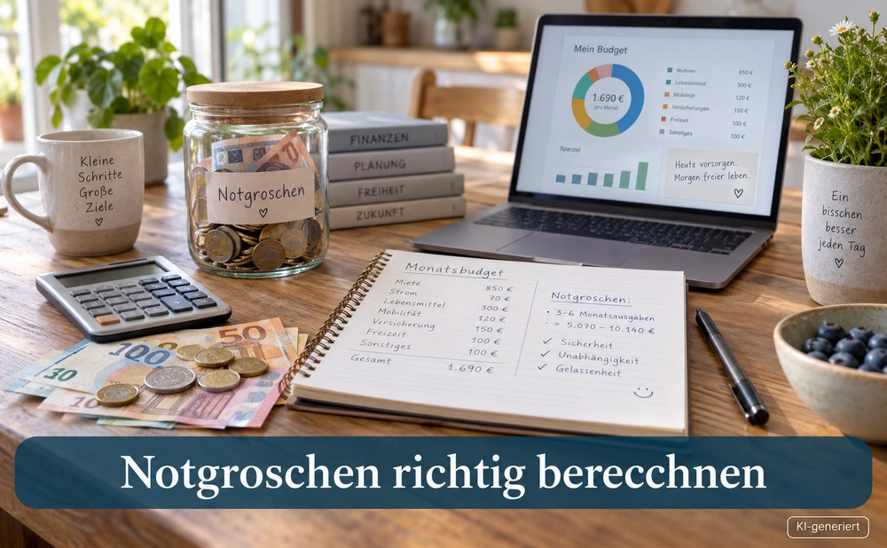 Notgroschen richtig berechnen - Symbolbild