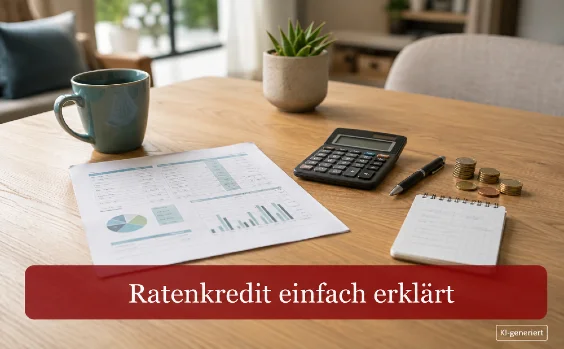 Ratenkredit einfach erklärt - Symbolbild