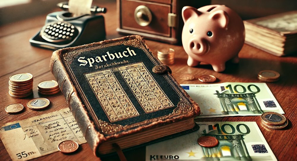 Sparbuch antik