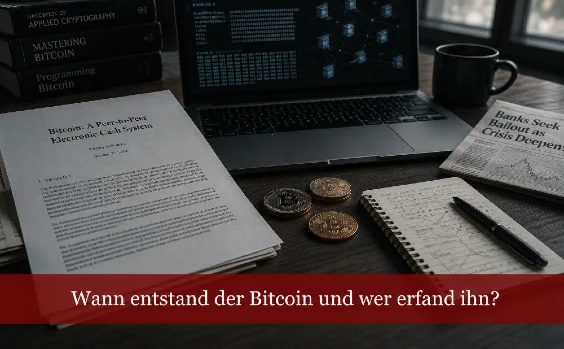 Wann entstand der Bitcoin und von wem? Symbolbild