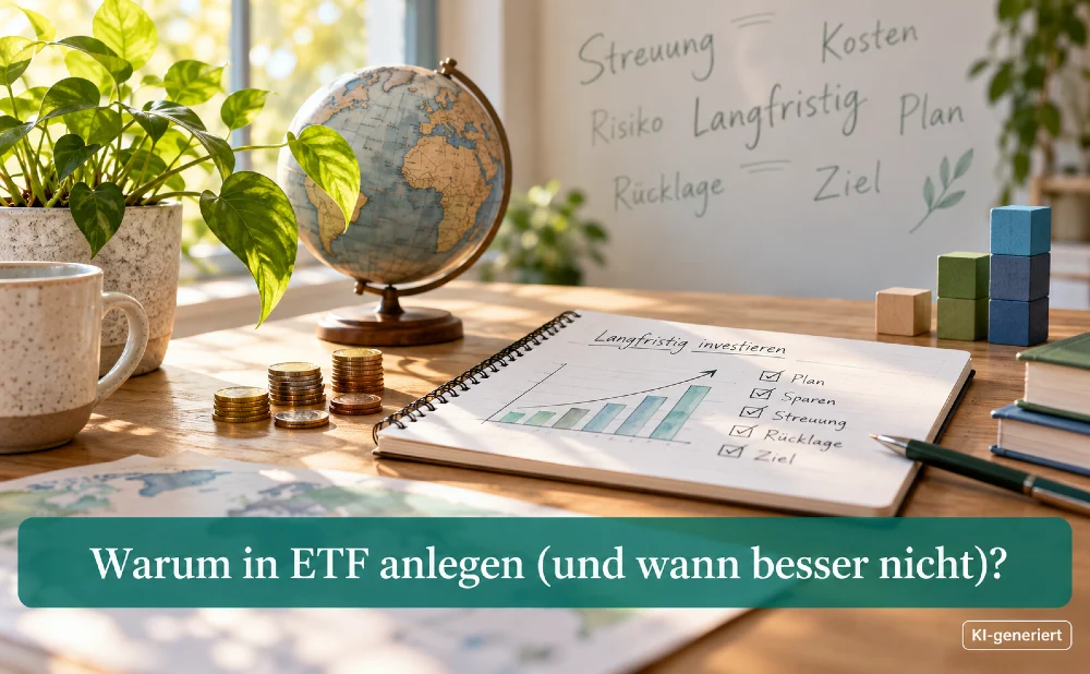Warum in ETF anlegen? Symbolbild