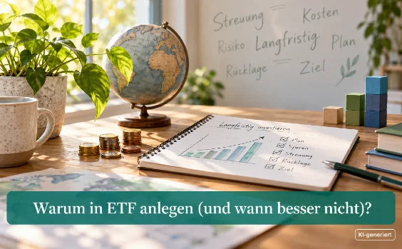 Warum in ETF anlegen? Symbolbild